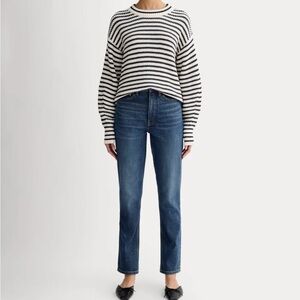 Everlane original cheeky jeans straight leg size 26 organic cotton